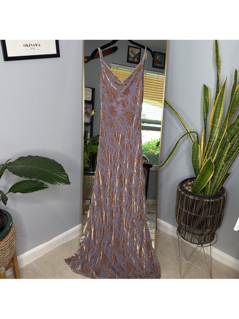 Rat & Boa ‘Athena’ Silk Floral Maxi Dress Purple NWOT - Picture 6 of 7